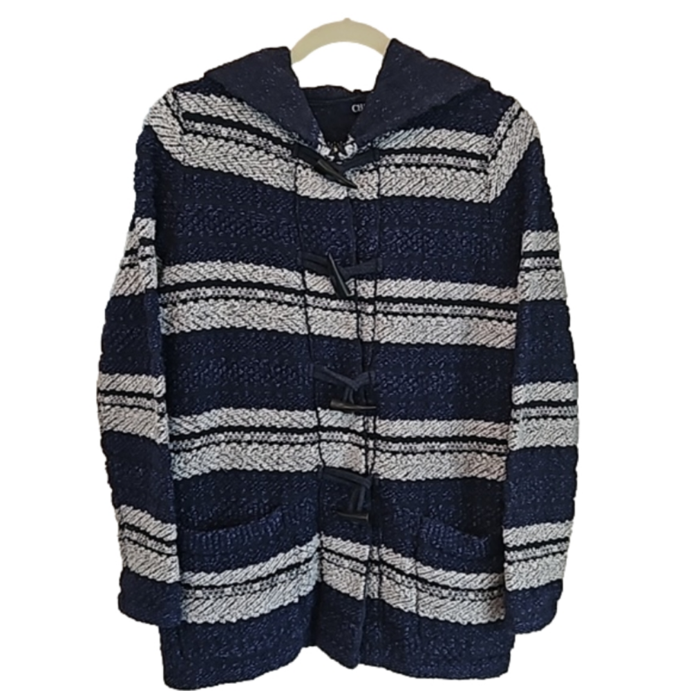 Chaps Hooded Sweater Coat